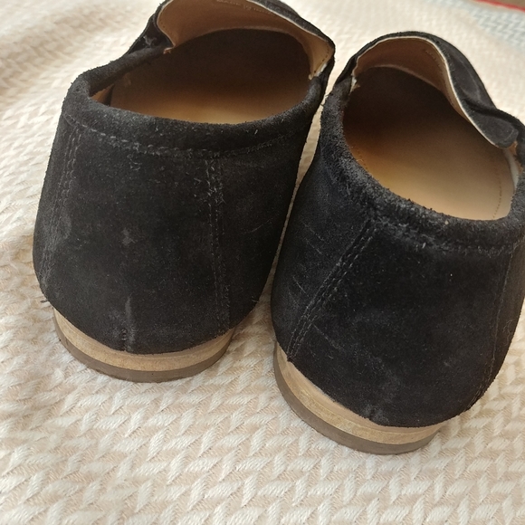 Topman Colburn Suede Penny Loafers black size 12 - Picture 9 of 9